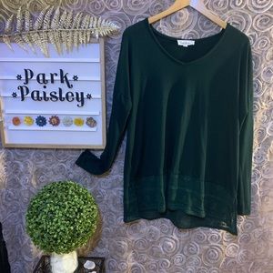 Dressy Hunter Green Tunic